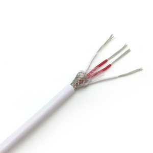 PVC insulated 4 cores RTD wire with tinned copper braid - Twisted 