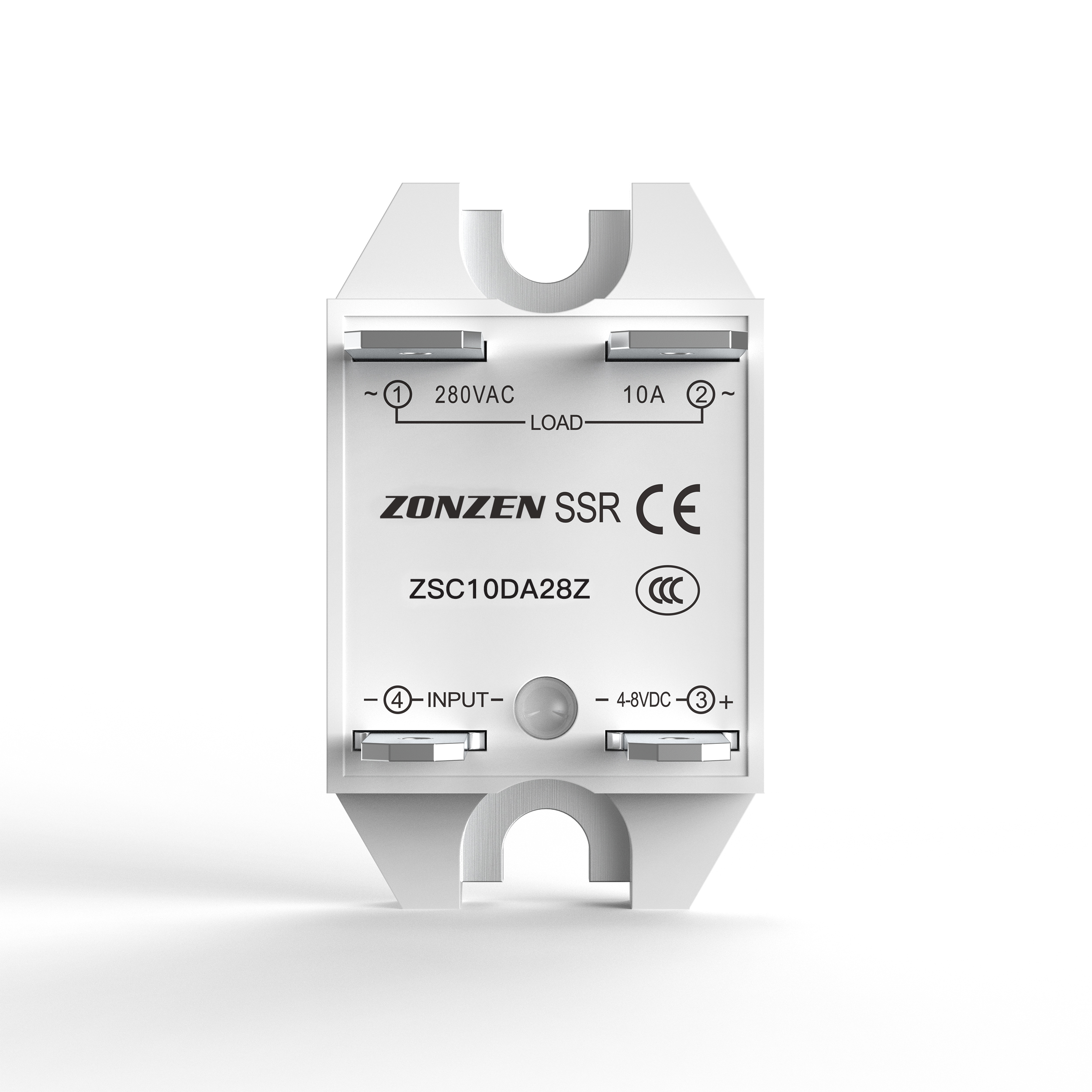 ZSC series mini single phase solid state relay SSR DC to AC 10A, 15A, 25A 